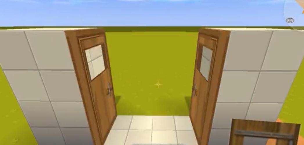 迷你世界感压板自动伸缩门教程,迷你世界自动感应门是怎么做的