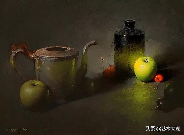 色彩世界油画作品,画家davidsmith油画作品