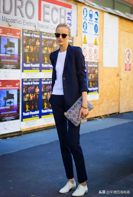 牛津鞋穿搭图片大全,夏季百搭复古牛津鞋