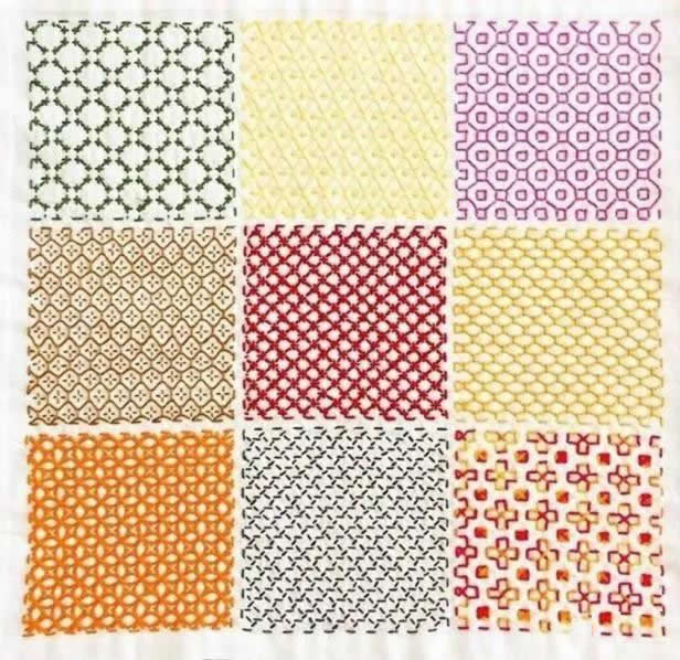 刺子绣入门针法教程,刺子绣入门针法图解