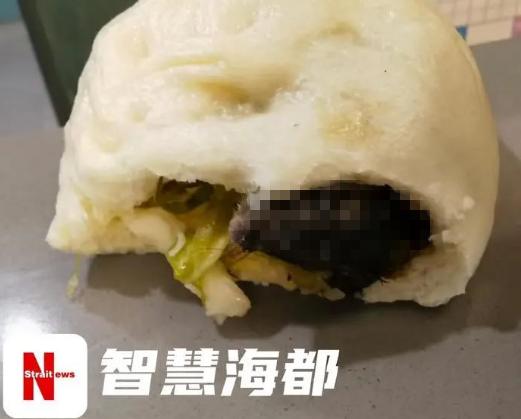 福州饭店吃出老鼠,福州一男子吃菜包时吃出半只老鼠