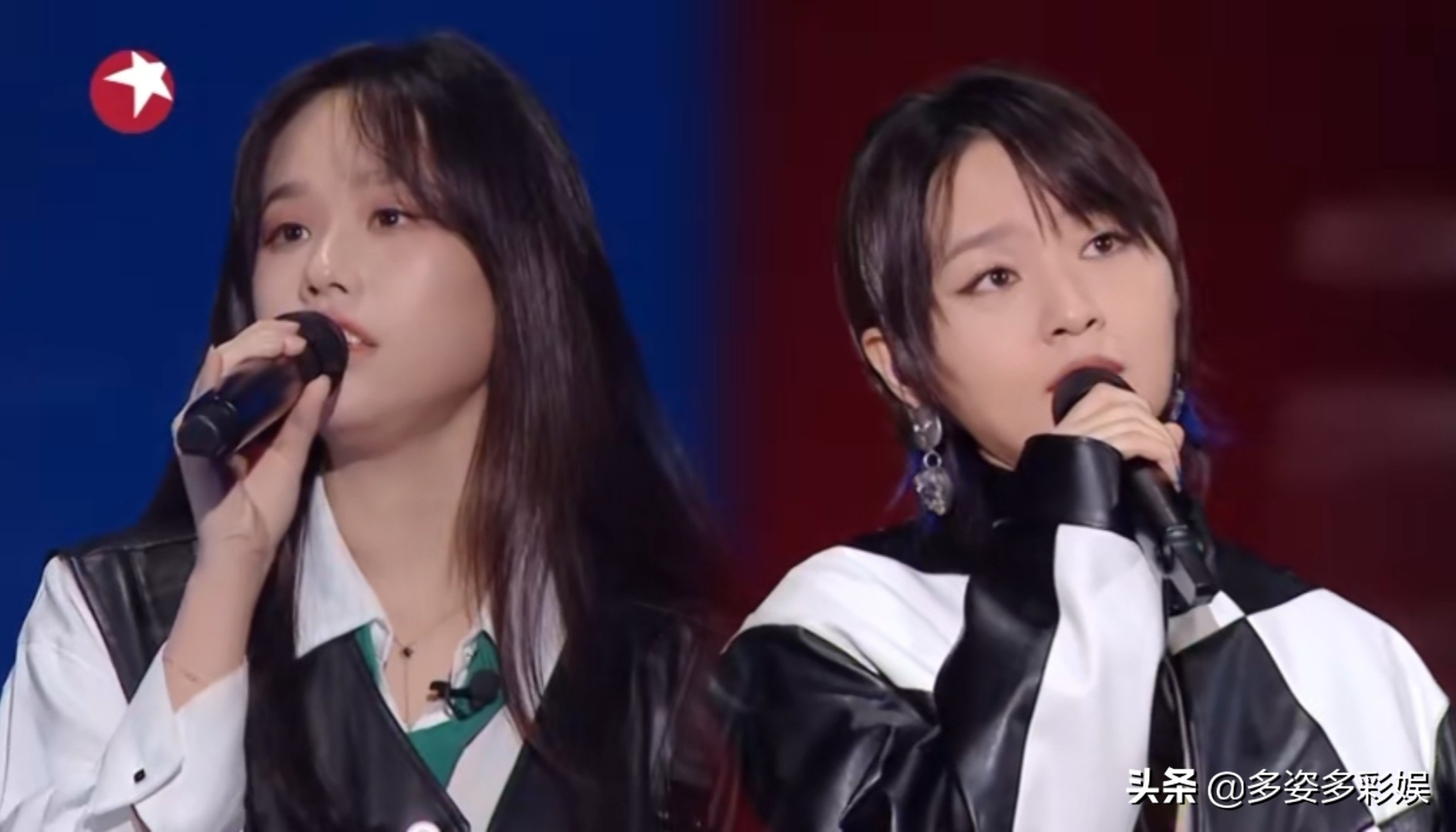 单依纯和周笔畅四个人合唱,周笔畅和单依纯唱歌现场版