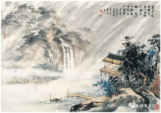 “舍形悦影”处凡传统文人画全球巡展（临沂站）开幕