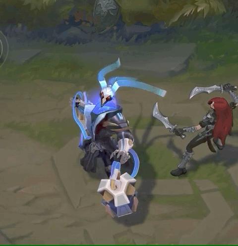 lol手游锤石未来战士皮肤技能特效,lol未来战士锤石