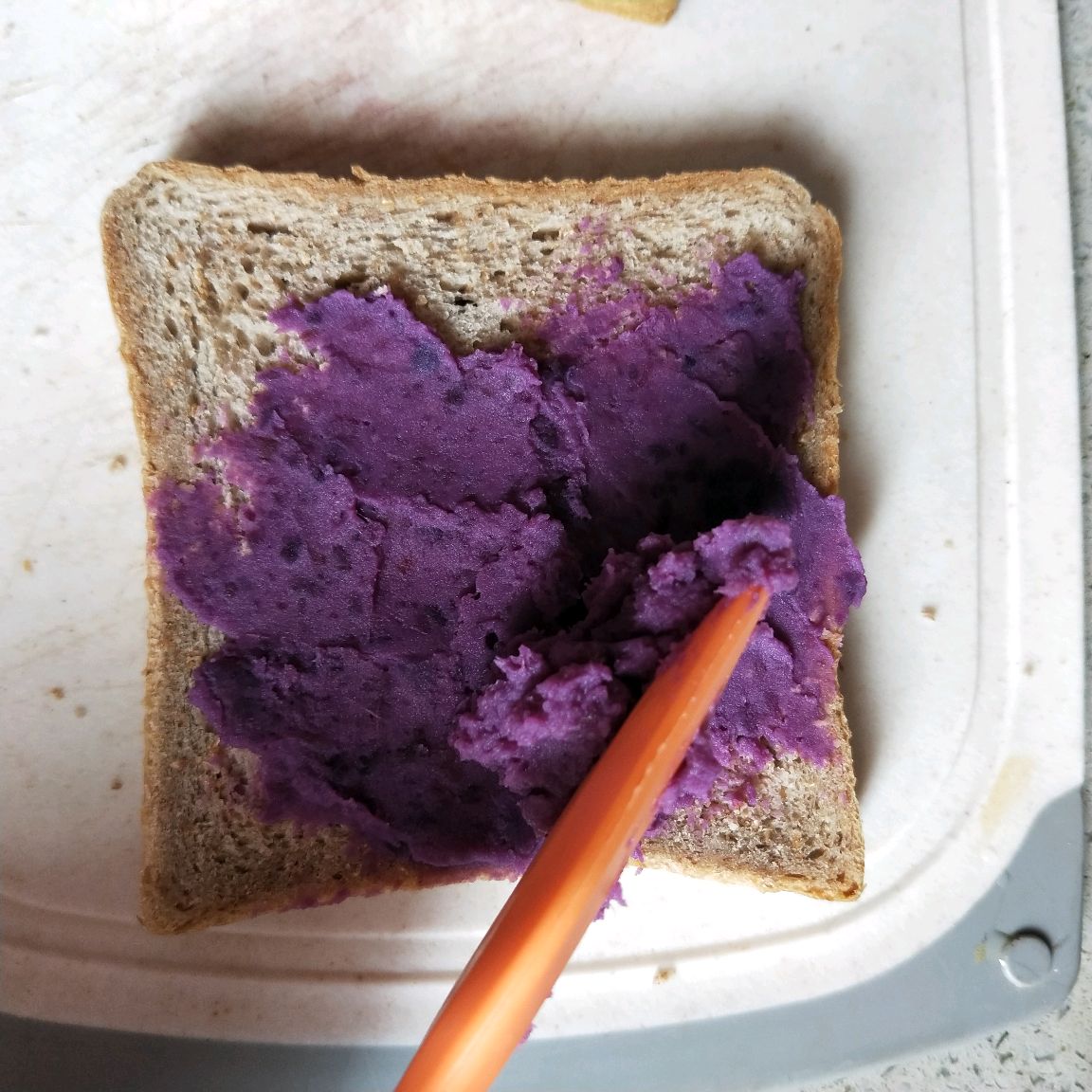 全麦吐司西多士紫薯,全麦紫薯西多士的功效