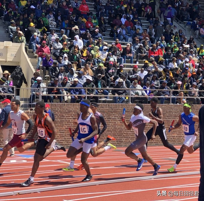 38秒80胜39秒26！美国队佩尼赛击败与牙买加队夺得百米接力冠军