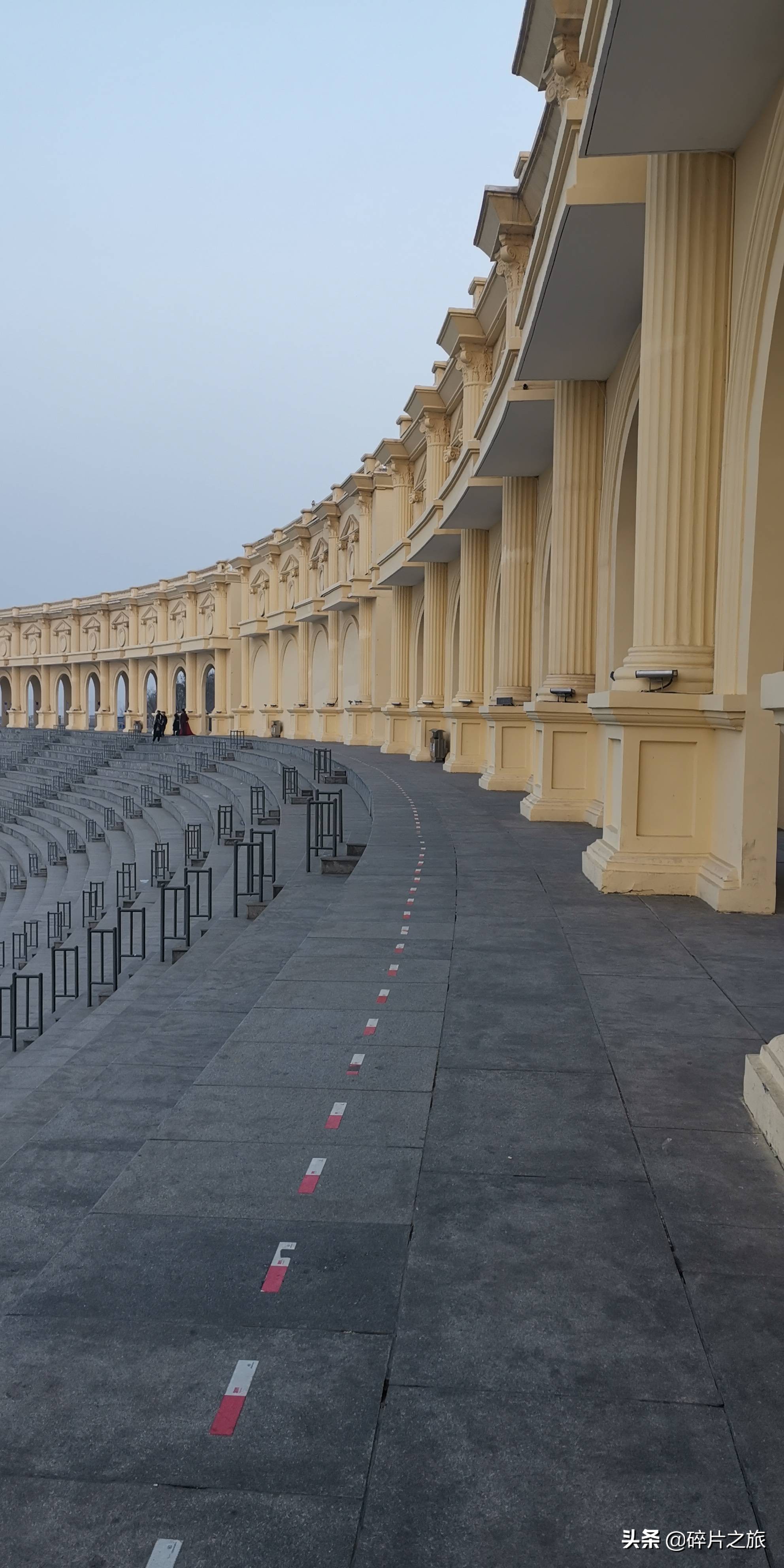 银川网红打卡地日落,银川览山公园落日