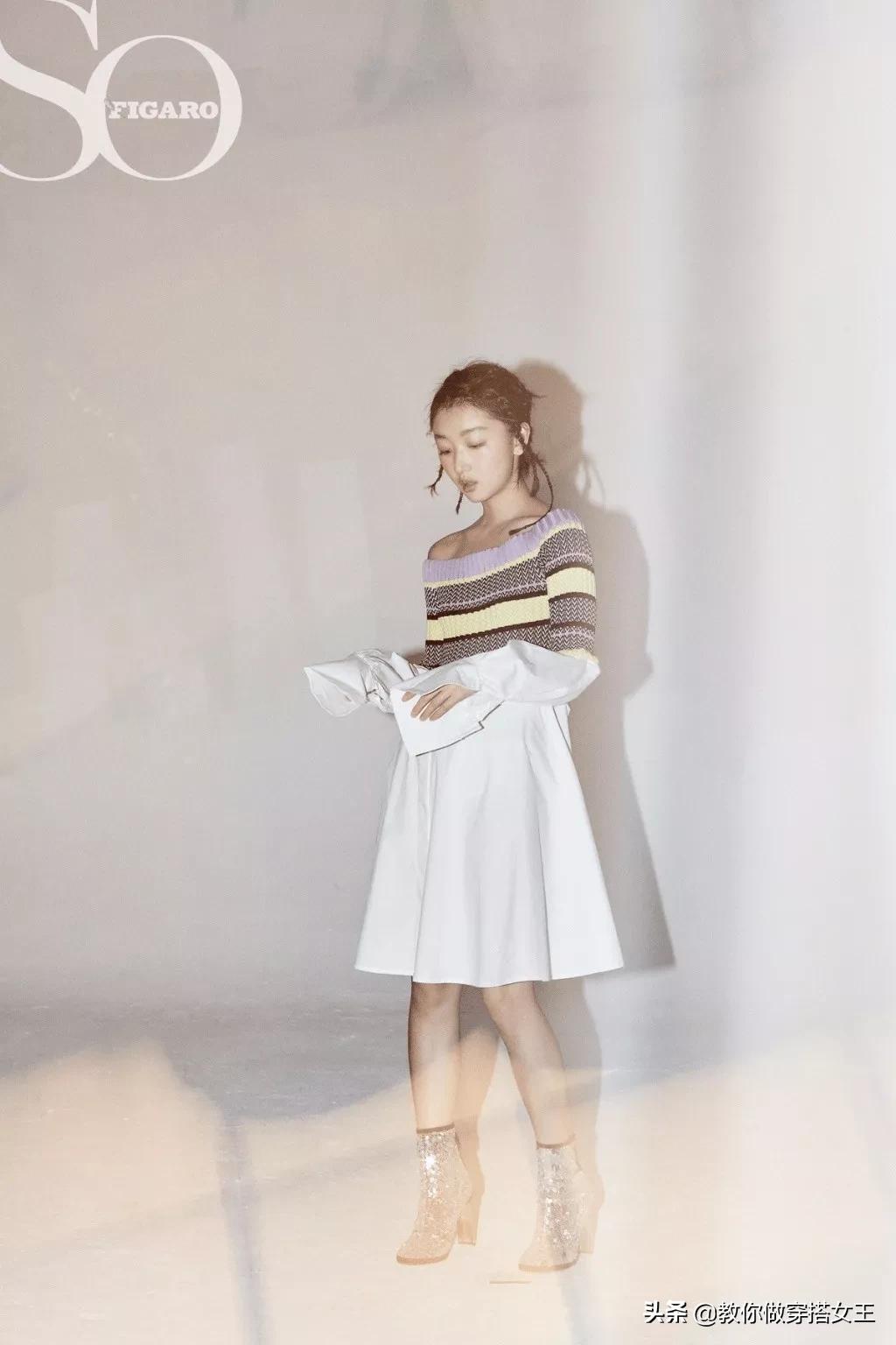 毛衣衬衫高雅上档次,毛衣搭衬衫怎么穿