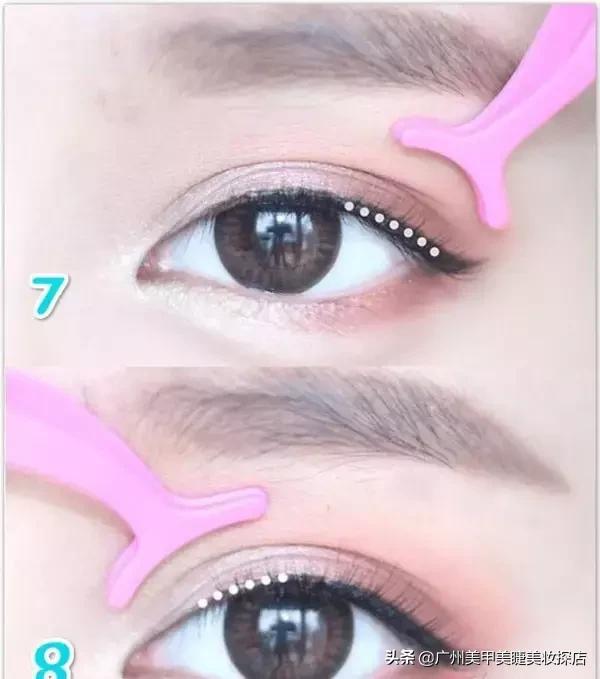 广州美甲美睫拍照教学,美甲美睫店最好用的假睫毛