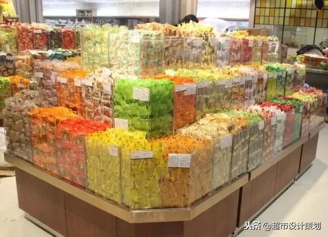 超市食品陈列摆放效果图,超市休闲食品创意陈列图片