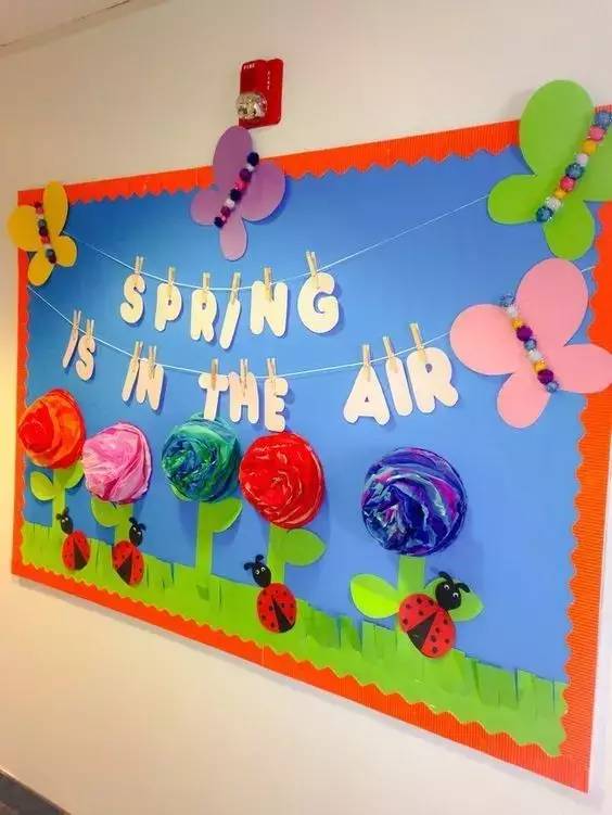 幼儿园墙面环创风格小清新,幼儿园环创可爱墙面布置简单大气