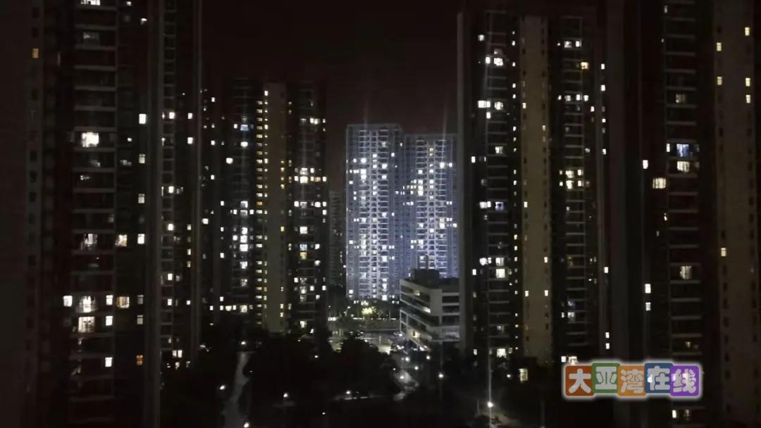 大亚湾西区亮灯率,大亚湾石化区晚上亮灯