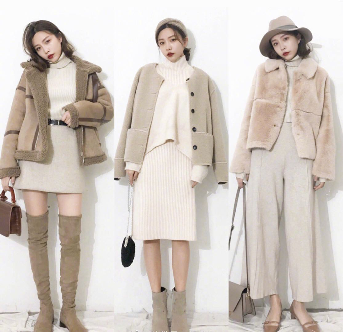 简约高级时髦的秋冬穿搭,秋冬极简风穿搭好看又日常