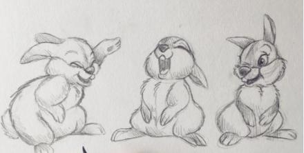 一支铅笔画人物,彩色铅笔画小动物