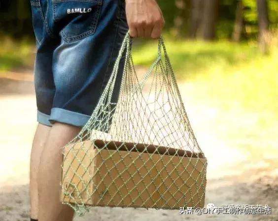 挂式收纳网袋钩织,钩织各种购物网袋收纳神器教程