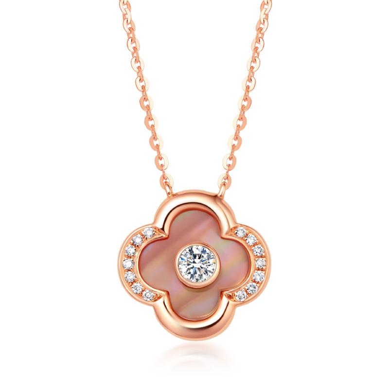 四叶草项链是什么牌子梵克雅宝官网四叶草项链正品价格