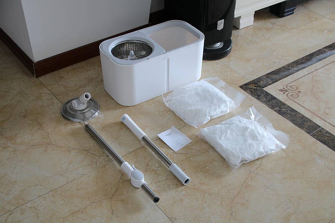 自从用上懒人拖把,好用旋转甩水拖把