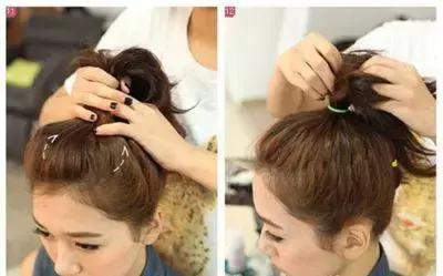 头发扎起来很短怎么扎丸子头,丸子头这样扎才好看整天都不易散