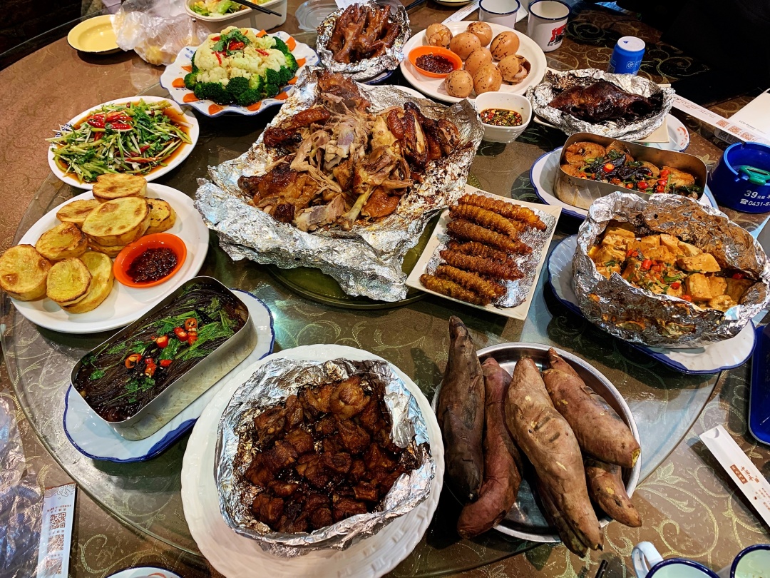 长春柴大叔土窑烧鸡总店,长春莲花山土窑美食