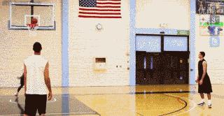 慢动作回放汤普森黑暗中投三分,汤普森运球11次得60分集锦