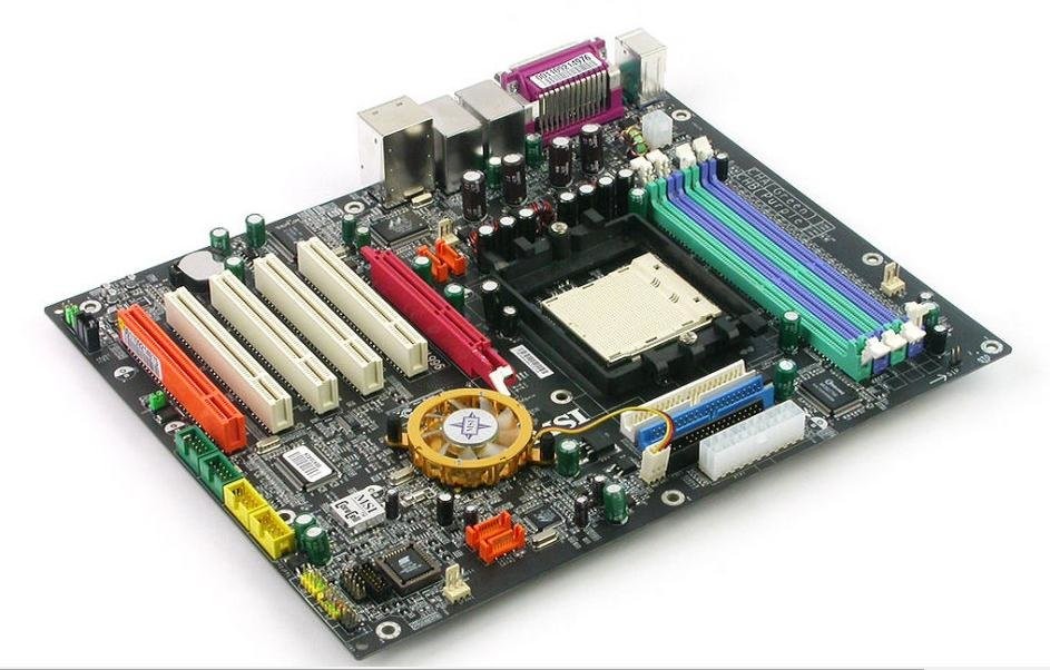 电脑主板电路图入门知识讲解,老式电脑主板详细介绍