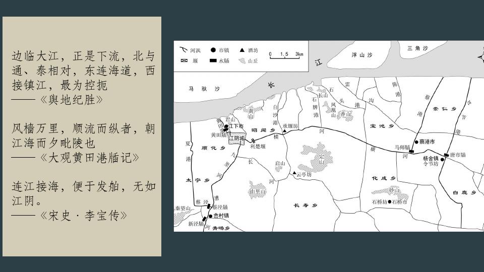 从“黄田港口水如天”到鸡犬之声相闻”江阴段长江宽度缩减之迷