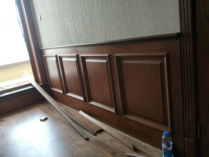 背景墙护墙板施工工艺讲解,电视背景墙护墙板现场制作方法