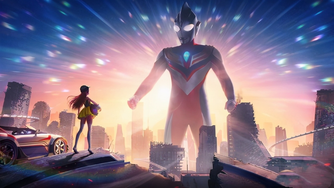 奥特曼与迪迦并肩作战,爆炎欧布对战黑暗迪迦