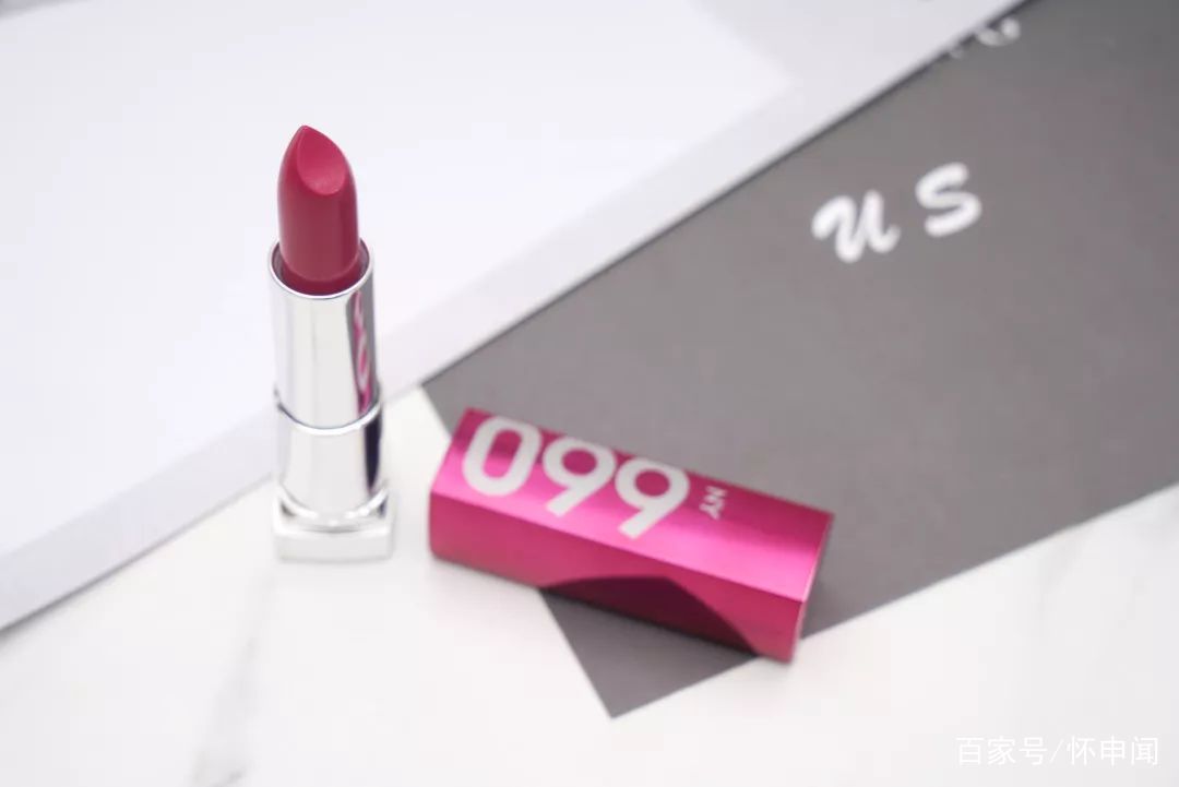 美宝莲口红亮面,美宝莲口红吸睛橘棕色08