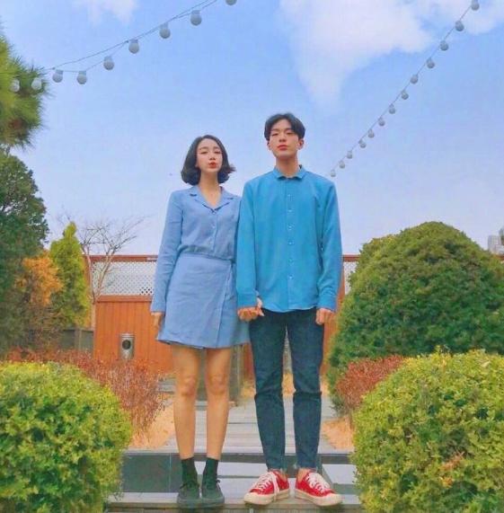 韩国情侣恩爱照,韩国日常小情侣秀恩爱
