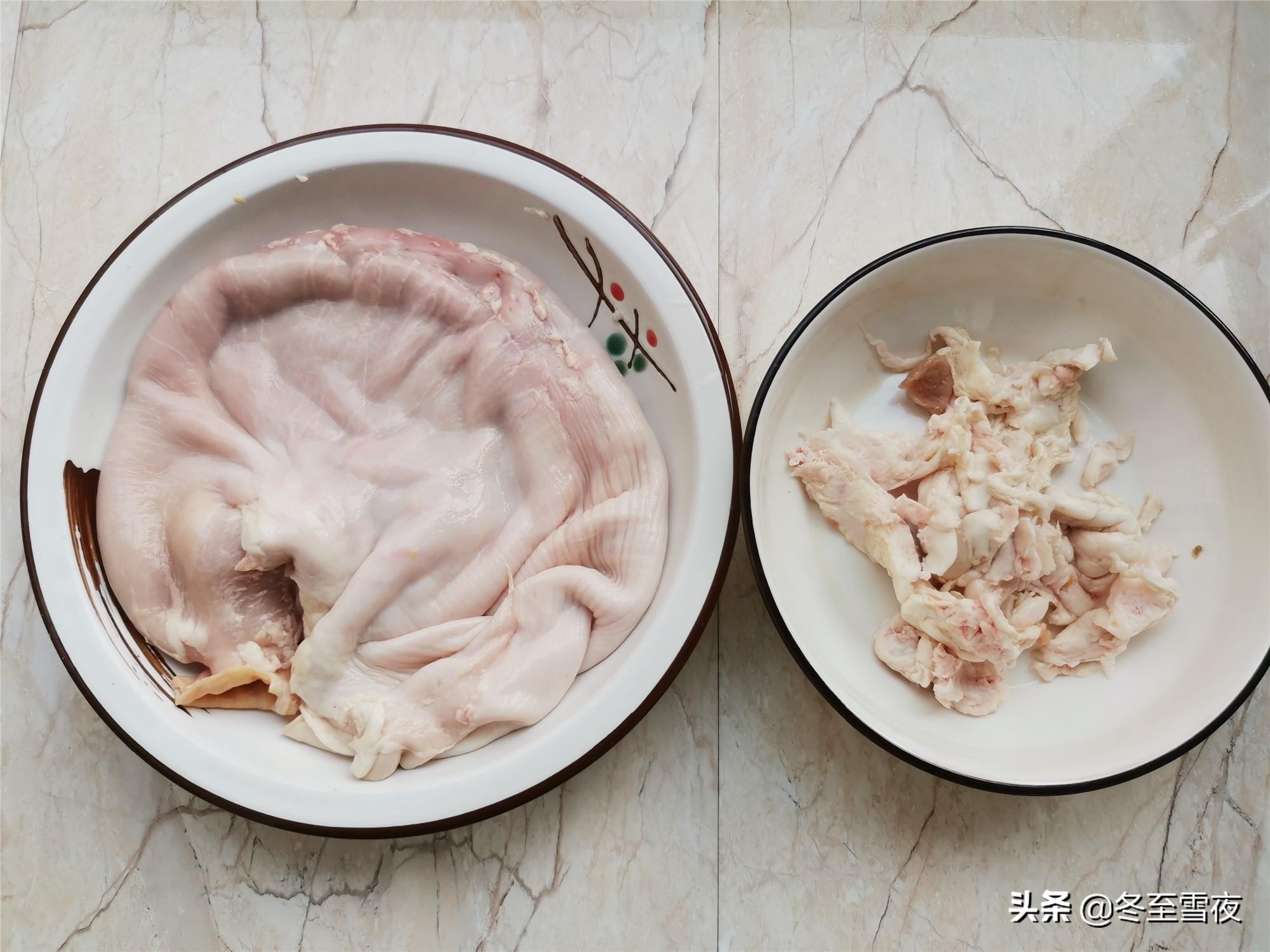 搓洗猪肚用什么洗最干净,洗猪肚的方法放醋吗