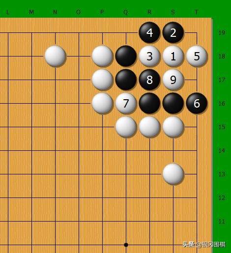围棋金柜角深度解析,围棋八卦阵死活题