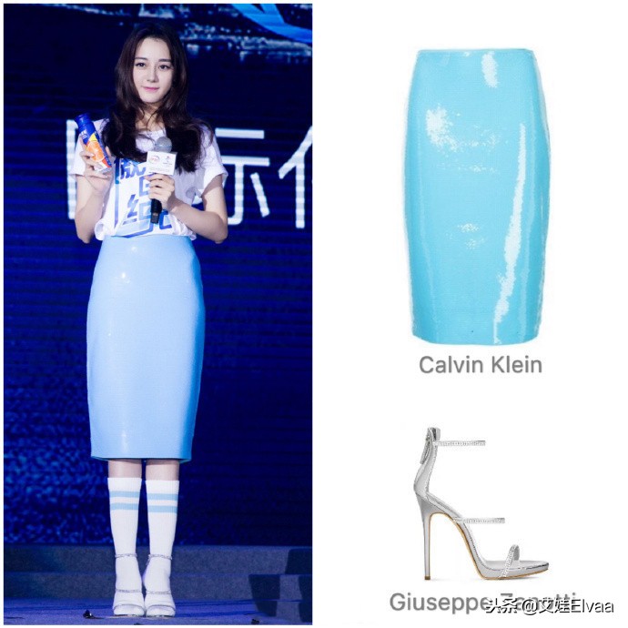 迪丽热巴黑色紧身裙穿搭回归现实,迪丽热巴花哨穿搭