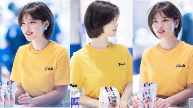 圆脸适合的刘海短发学生自己剪,适合圆脸短发的刘海剪发教程