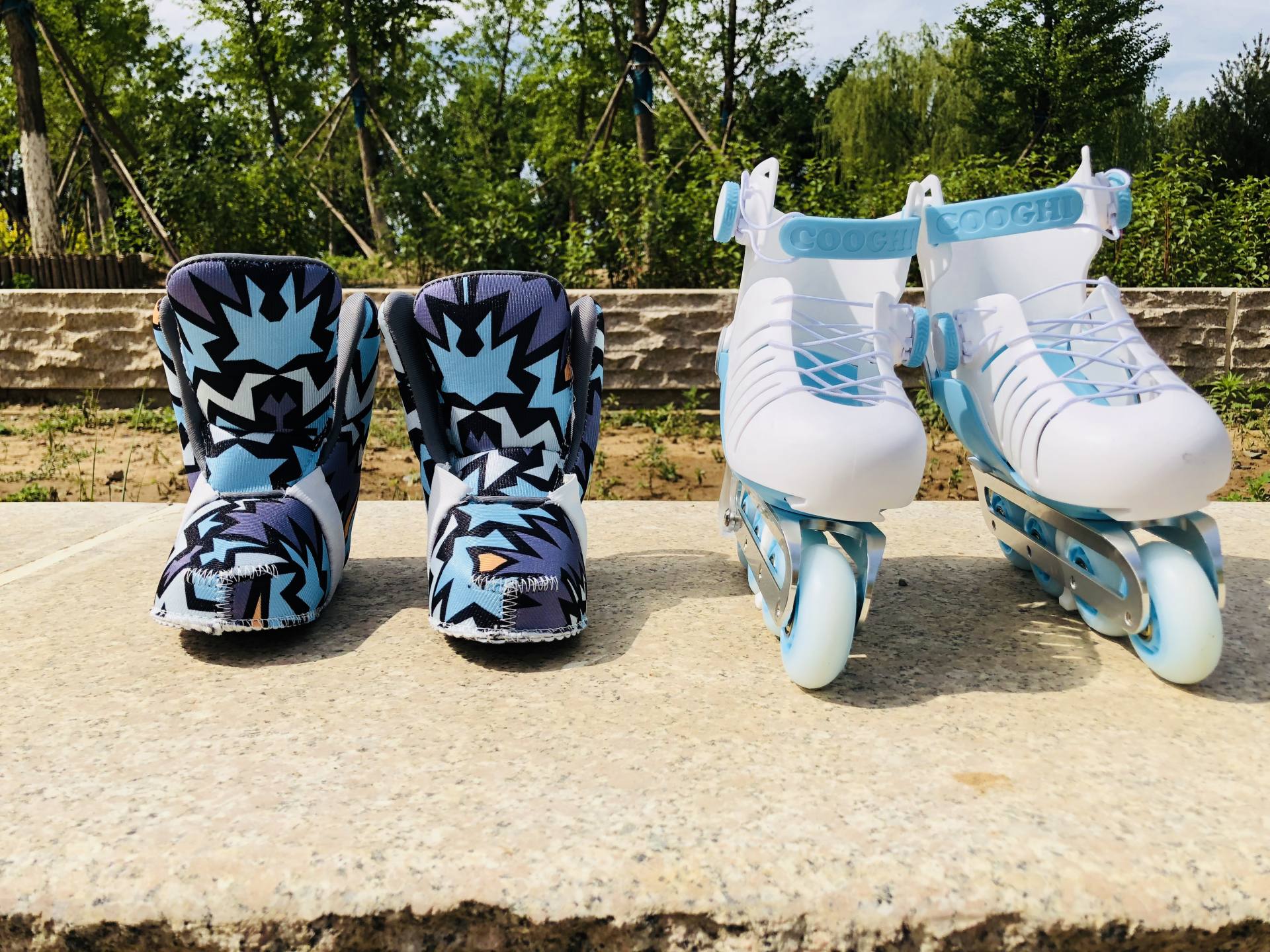 轮滑鞋5-12岁初学者酷骑,cooghi酷骑儿童轮滑鞋测评