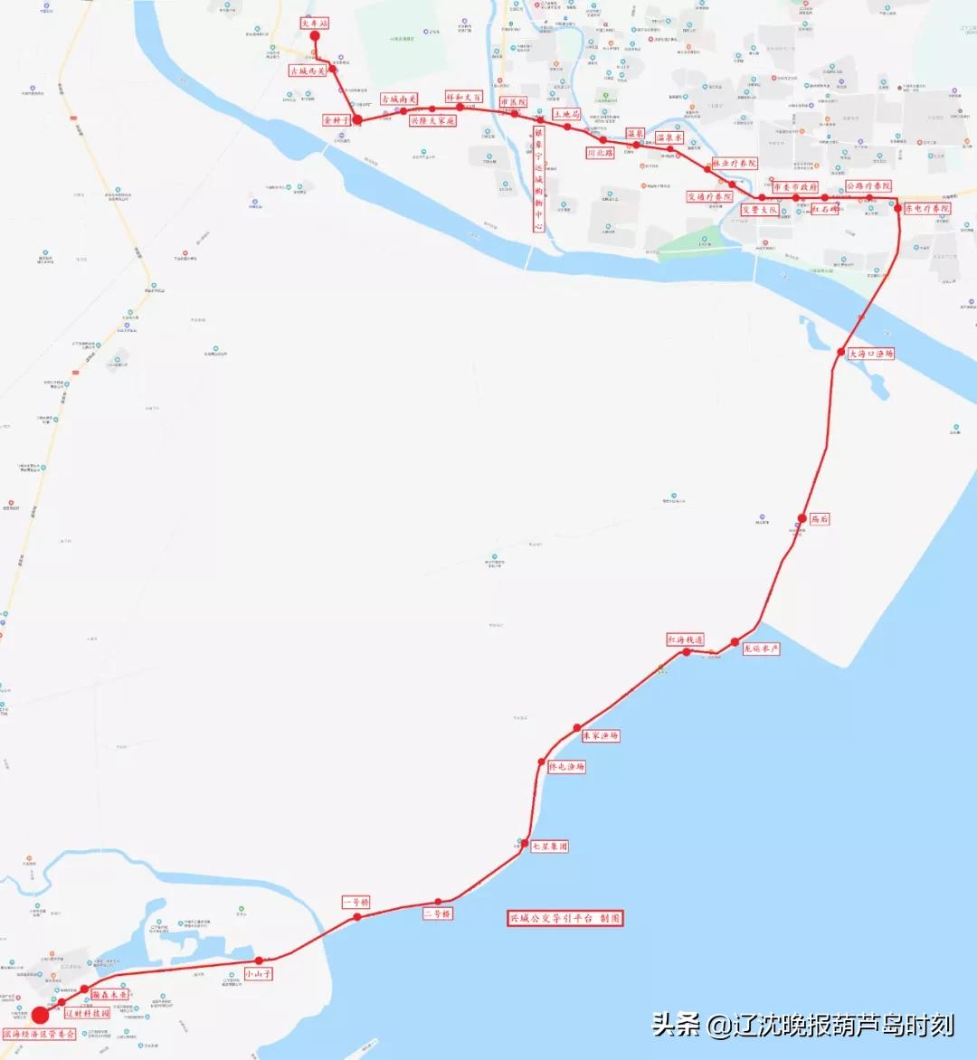 葫芦岛到兴城公交线路,葫芦岛兴城班车