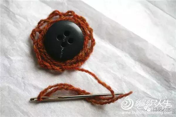 不用钩针怎么编泡芙花,不用钩针做毛线泡芙