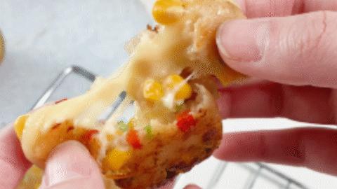 简单懒人菜牛肉芝士饼宝宝辅食,韩国奶酪鱼饼