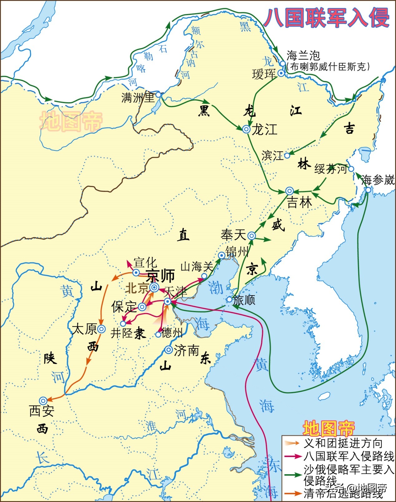 八国联军入侵慈禧为什么逃离陕西,慈禧多少岁时八国联军入侵北京