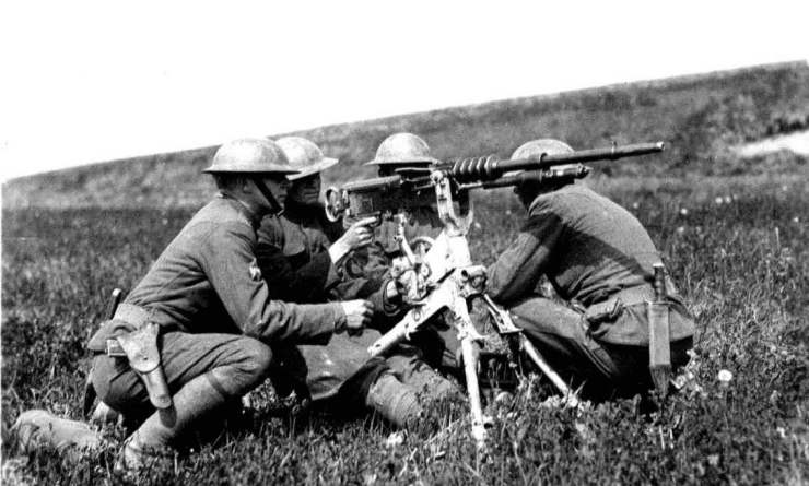 哈奇开斯m1914式重机枪,哈奇开斯m1909重机枪