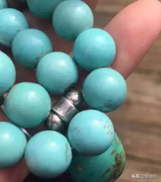 美国天然绿松石真品,美国老料绿松石