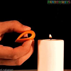 橘子皮的科学小实验,橘子皮科学小实验