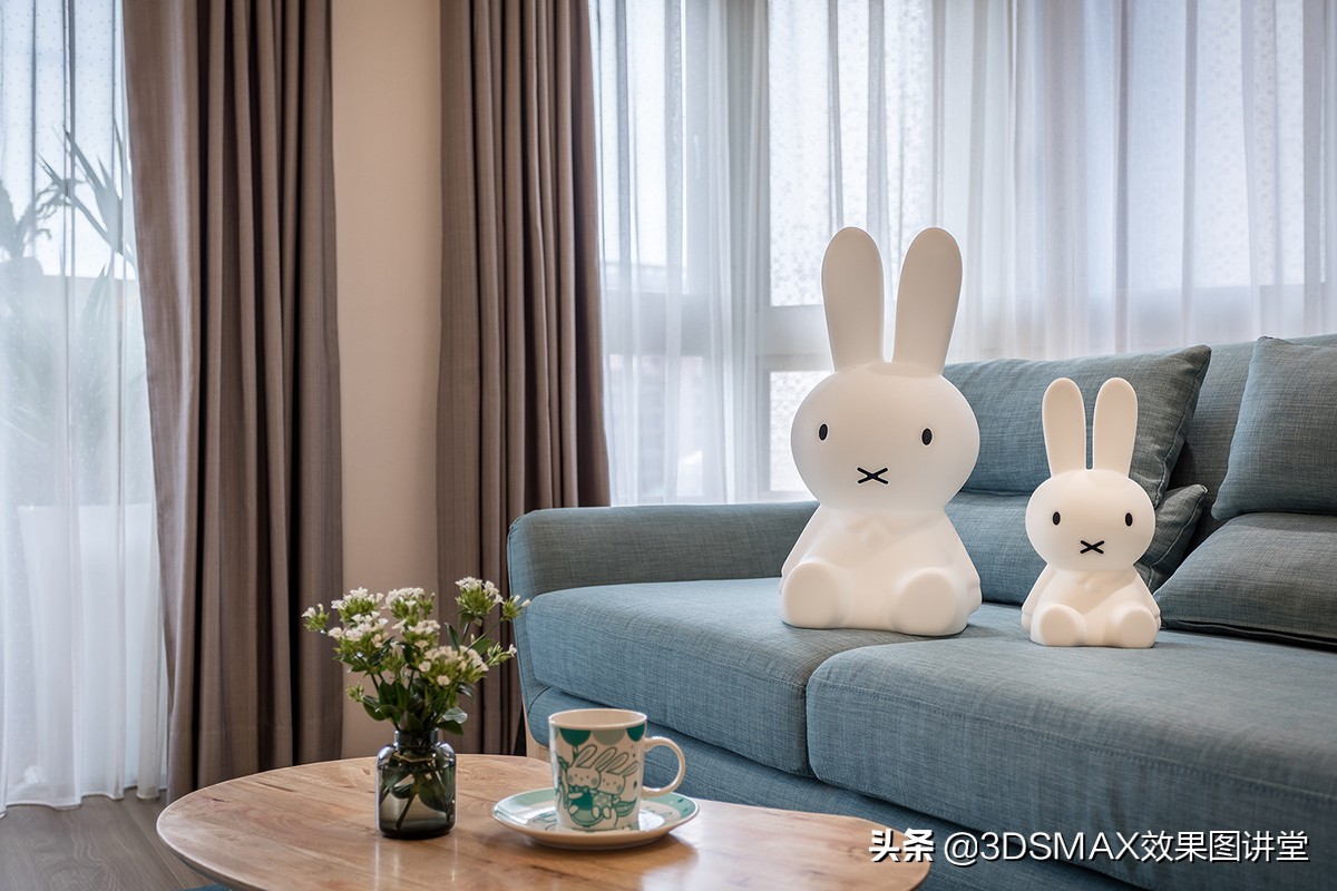 96平满溢温馨日系北欧混搭亲子宅,日式淡雅度假屋