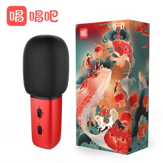 唱吧麦克风2019年锦鲤包装设计，居然还隐藏着这个，你发现了吗