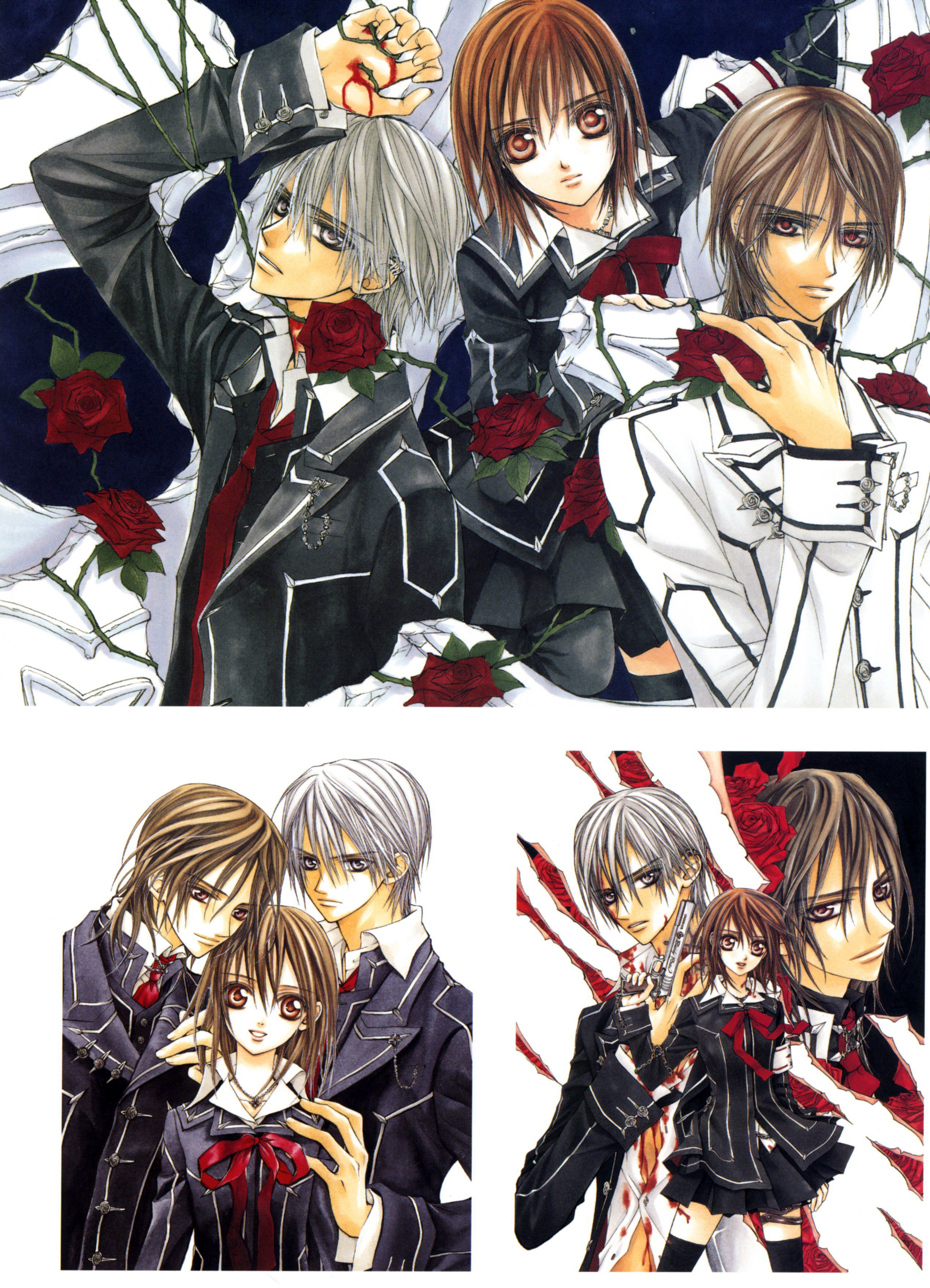 有关帅气吸血鬼的漫画图片,画风超精致的日本吸血鬼漫画