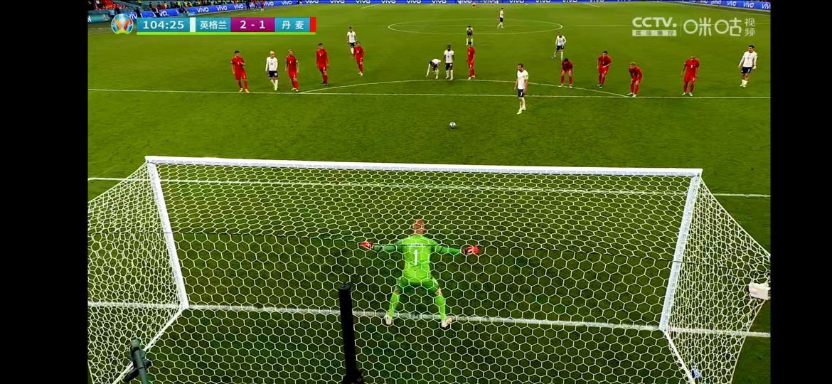 英格兰vs丹麦争议点球var,好像又被操控
