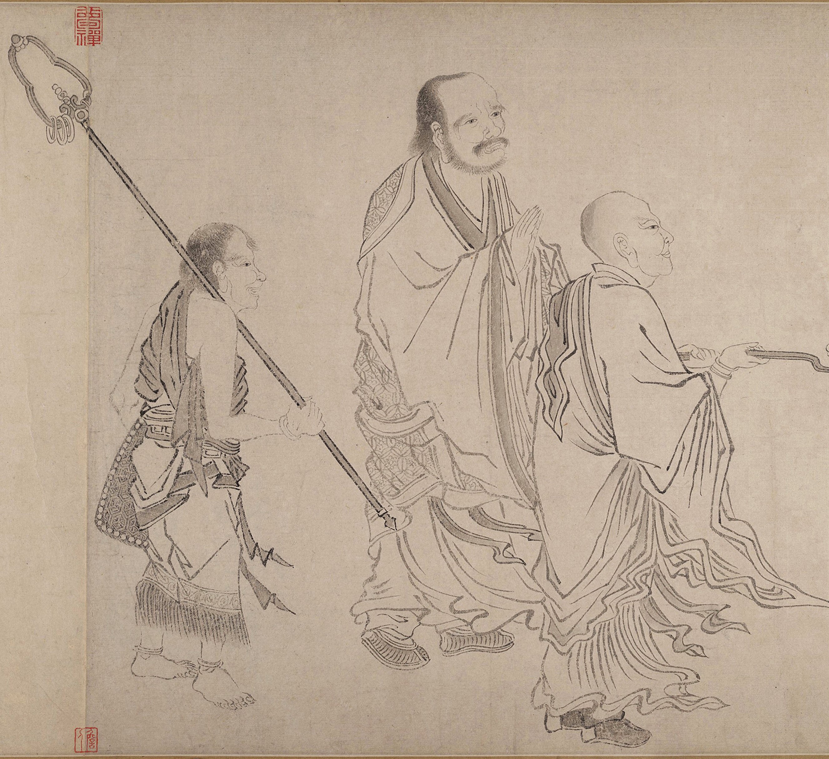 每日说画｜其画佛既有奉佛之虔诚，又有抒写性灵之洒脱