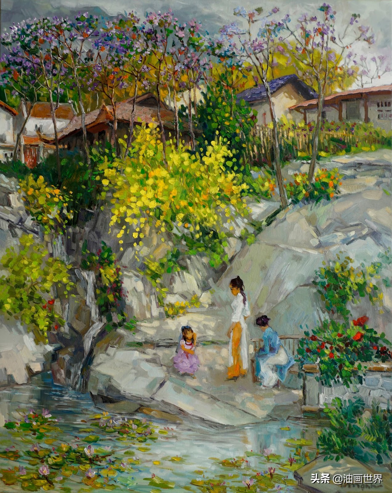 越南最惊艳的画家,越南画家dangvancan作品图片