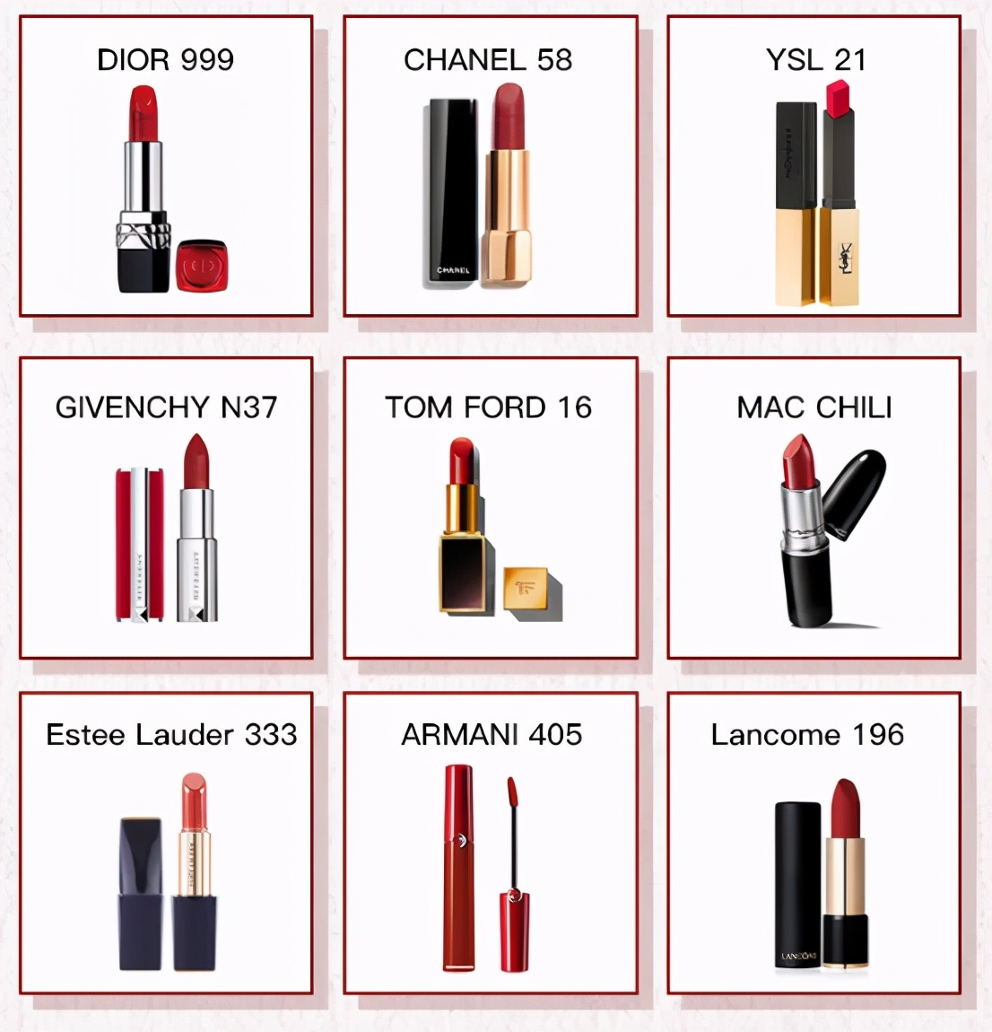 必买的6支大牌口红,必买的6支口红大牌