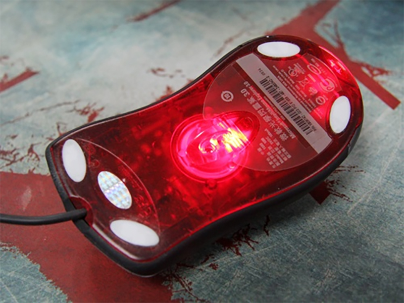 光电鼠标灯不亮了怎么修复,光电鼠标底部灯一直亮